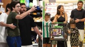 Човек като нас: Меси пазарува в супермаркет (ВИДЕО)