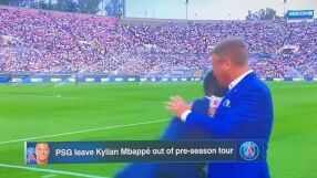 Бивша звезда припадна в ефир преди Милан - Реал (ВИДЕО)