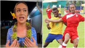 Футболен национал - господин през деня, дама през нощта (ВИДЕО)