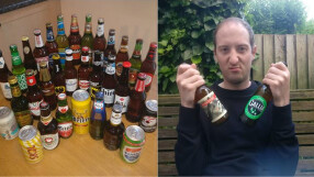 Щурият фен и неговите 32 бири (ВИДЕО)