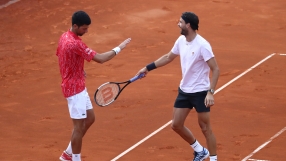 Григор Димитров срещу Доминик Тийм точно преди финала в Белград