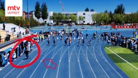 Оператор с тежка екипировка надбяга спринтьори (ВИДЕО)