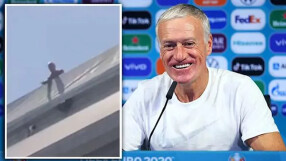 Комично: Заключиха Дидие Дешан на покрива (ВИДЕО)