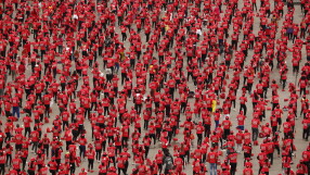 Рекорд: 14 299 участваха в тренировка по бокс