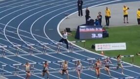 Гюлетласкачка пробяга 100 метра с препятствия (ВИДЕО)