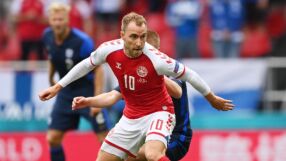 Три години по-късно: Ериксен вкара на стадиона, на който получи инфаркт