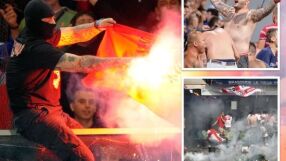 Англия в паника заради армия от 500 сръбски хулигани