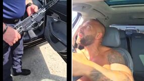 Задържаха инфлуенсъра Стоян Колев на магистрала „Тракия“. Той излъчи ареста на живо в Instagram
