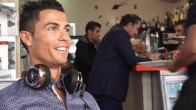 На кафе с Роналдо (ВИДЕО)