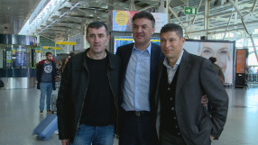 Посрещнаха Краси Балъков и Ивайло Йорданов като легенди в Португалия (ВИДЕО)