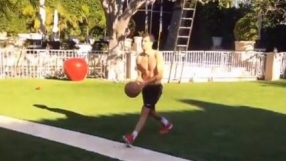 Григор показа умения в баскетбола (ГАЛЕРИЯ)