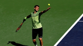 Григор разходи феновете си из Индиън Уелс (ВИДЕО)