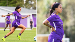 Бременна в петия месец футболистка се готви за новия сезон