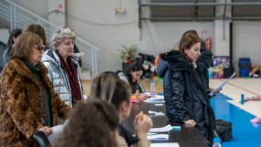 Ансамбълът по художествена гимнастика тренира в пълен състав (ВИДЕО)