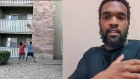 Бивш играч по американски футбол спаси дете от горяща сграда (ВИДЕО)