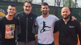 Алекс Лазаров тренира с Новак Джокович в Белград (СНИМКА)