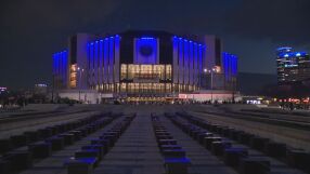 НДК свети в синьо в памет на загиналите служители на реда