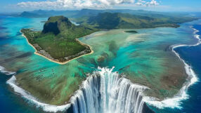 Най-големият водопад на Земята, висок 3500 метра, е ключов за регулирането на глобалните температури на океаните