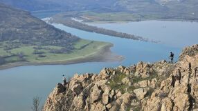 Безпрецедентна акция: Спасяват бедстващи овце в 300-метрова бездна край Кърджали (СНИМКИ и ВИДЕО)