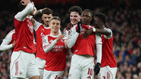 Арсенал не остави шансове на Леверкузен и мечтае за требъл