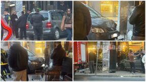 Автомобил с българска регистрация се вряза в кафене в центъра на Атина