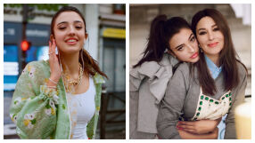 Леони - малката дъщеря на Моника Белучи и Венсан Касел вече е на корицата на Vogue