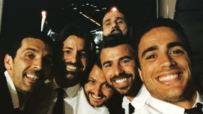 Еуфорията в съблекалнята на финалиста Юве (ВИДЕО)