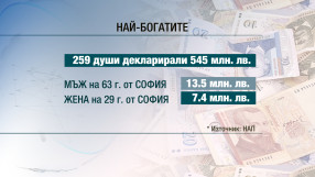 Само около 10% от милионерите в България са жени