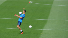 Кристиано Роналдо отново тренира на пълни обороти