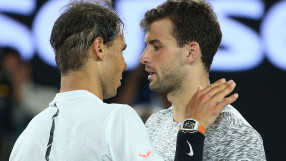 Григор изпробва корта в Мадрид с Рафаел Надал (ВИДЕО)