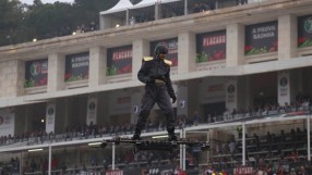 Невиждано: човек на дрон донесе топката за финала за Купата на Португалия (ВИДЕО)