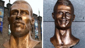 Скулпторът на Роналдо изуми с нов шедьовър (ВИДЕО и СНИМКИ)