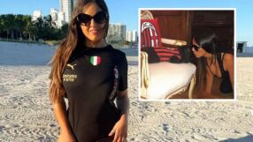 Съдийка по бикини надъхва Милан (СНИМКИ)