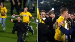 Да празнуваш напразно промоция... два пъти (ВИДЕО)