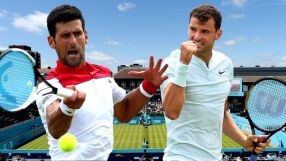 Макар и на тренировка: Гришо пак победи Ноле (ВИДЕО)