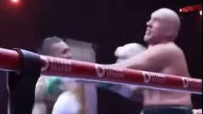 Не знае къде е: Непоказвани кадри от Усик - Фюри (ВИДЕО)