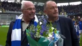 И Лацио почете гаснещия от рак Свен-Горан Ериксон (ВИДЕО)