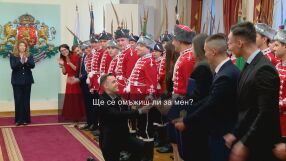 Предложение за брак пред президента на празника на храбростта (ВИДЕО)