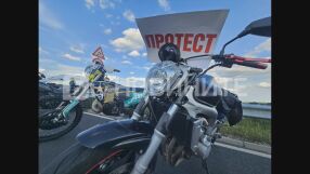 Национален протест на мотористи блокира основни пътища в страната (СНИМКИ)