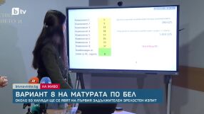 12-класниците се явяват на матура по БЕЛ, падна се вариант №8