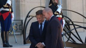 Френският президент прие премиера Румен Радев в Елисейския дворец