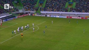 Спортинг изравняват за 1:1 с Шалке (ВИДЕО)