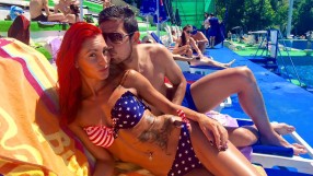 Ще се омъжиш ли за мен? Футболист на „Монтана” на колене пред атлетка (ГАЛЕРИЯ)