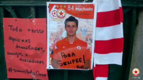 Фенове на ЦСКА почетоха паметта на Фелипе Машадо 