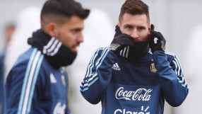 Лионел Меси премръзна в Москва