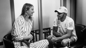 Шарапова и Хамилтън в задушевен разговор (СНИМКА)