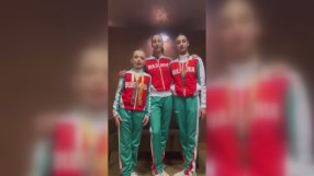 Девойките от отбора ни по художествена гимнастика посвещават медалите си на лекарите