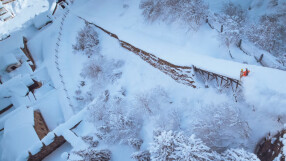 Шампионът и най-щурото ски спускане в историята (ВИДЕО)