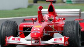 Пускат на търг болид на Михаел Шумахер