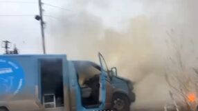 Микробус с чуждестранни журналисти е атакуван с дрон в Украйна (ВИДЕО)